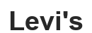 Levi's